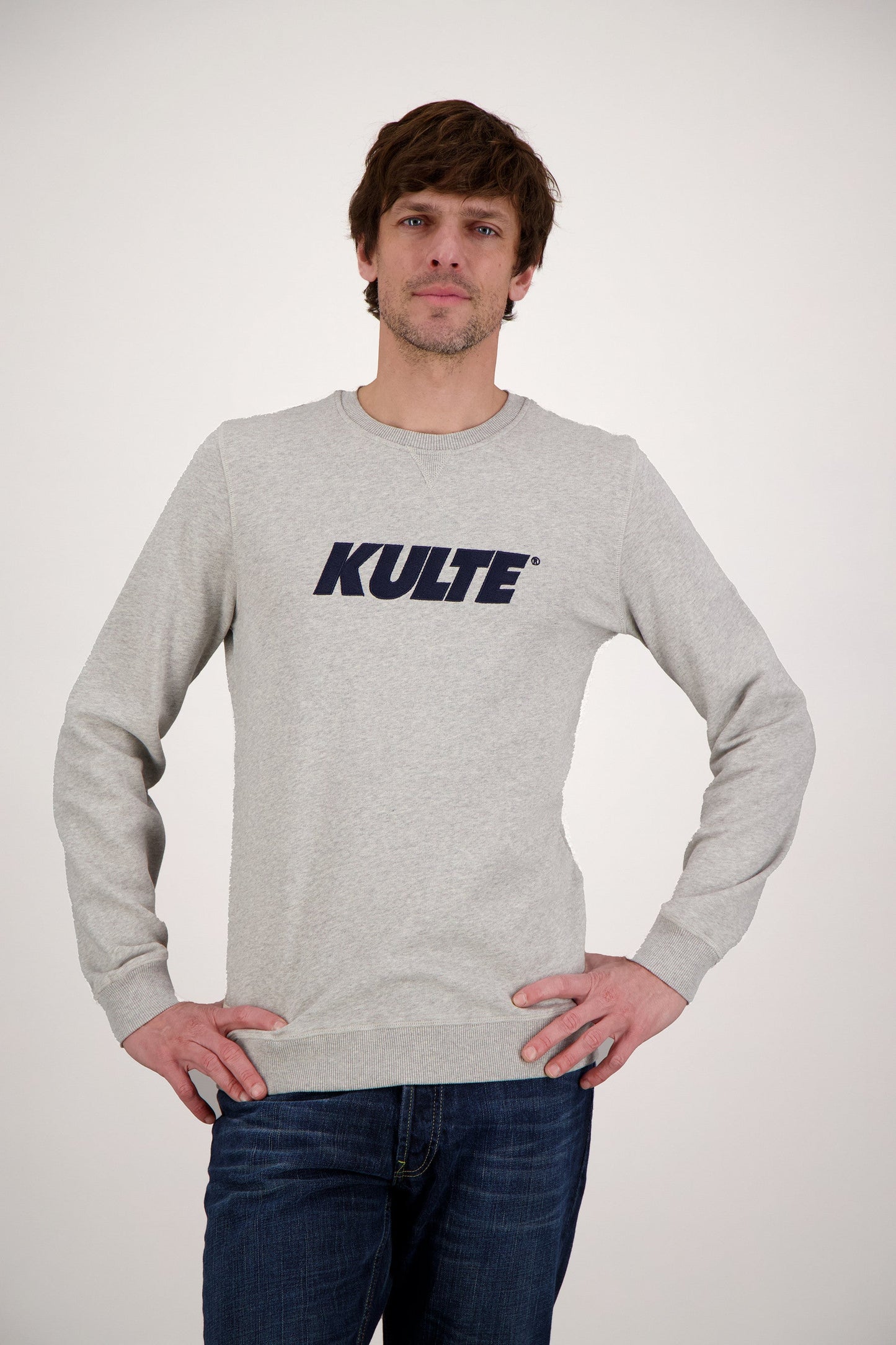 SWEAT CORPO ITALIC GREY