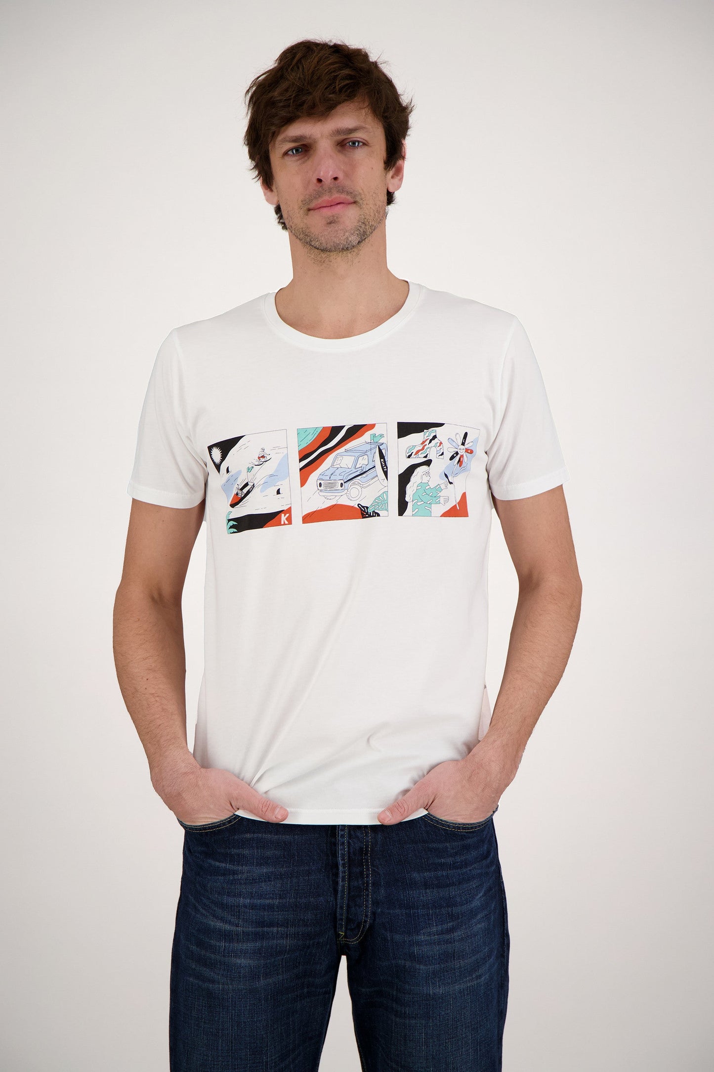 T-SHIRT TRIPTYQUE WHITE