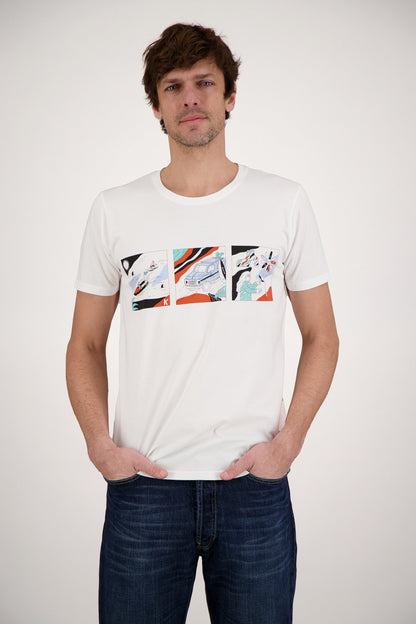 T-SHIRT TRIPTYQUE WHITE