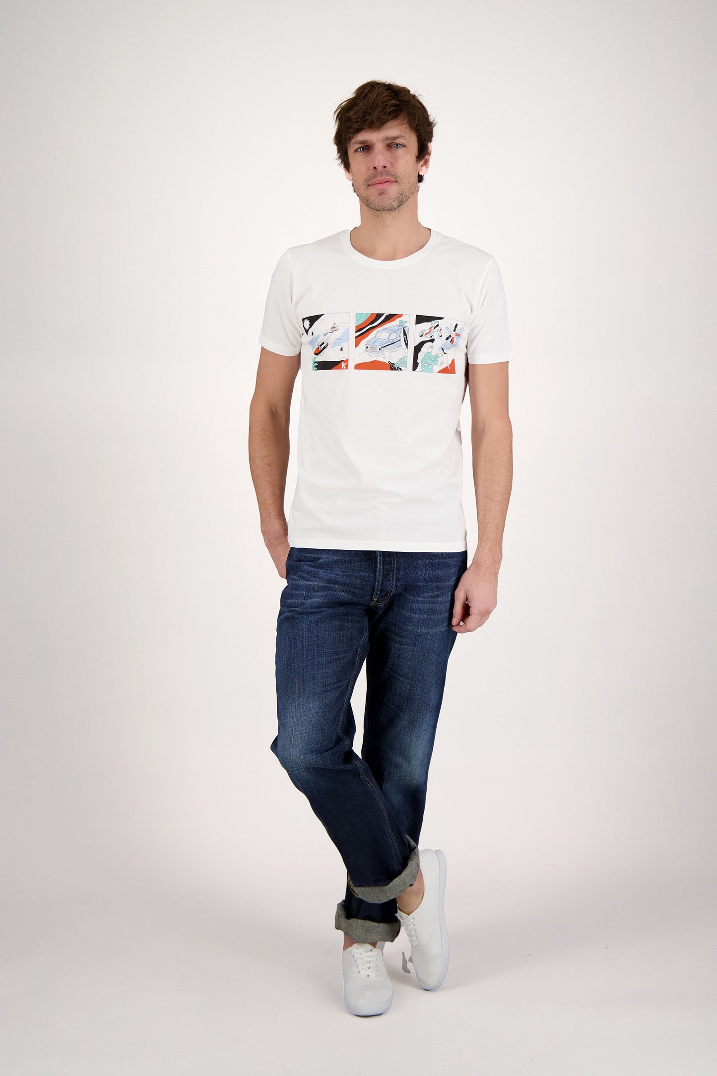 T-SHIRT TRIPTYQUE WHITE