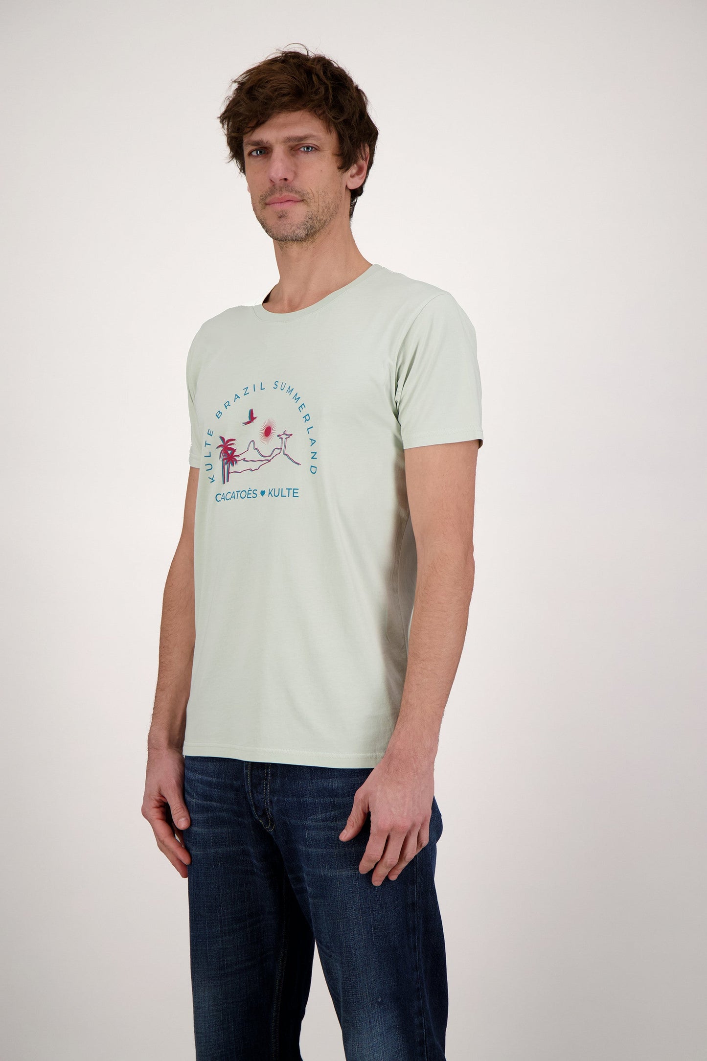 T-SHIRT BRAZIL LIGHT GREEN