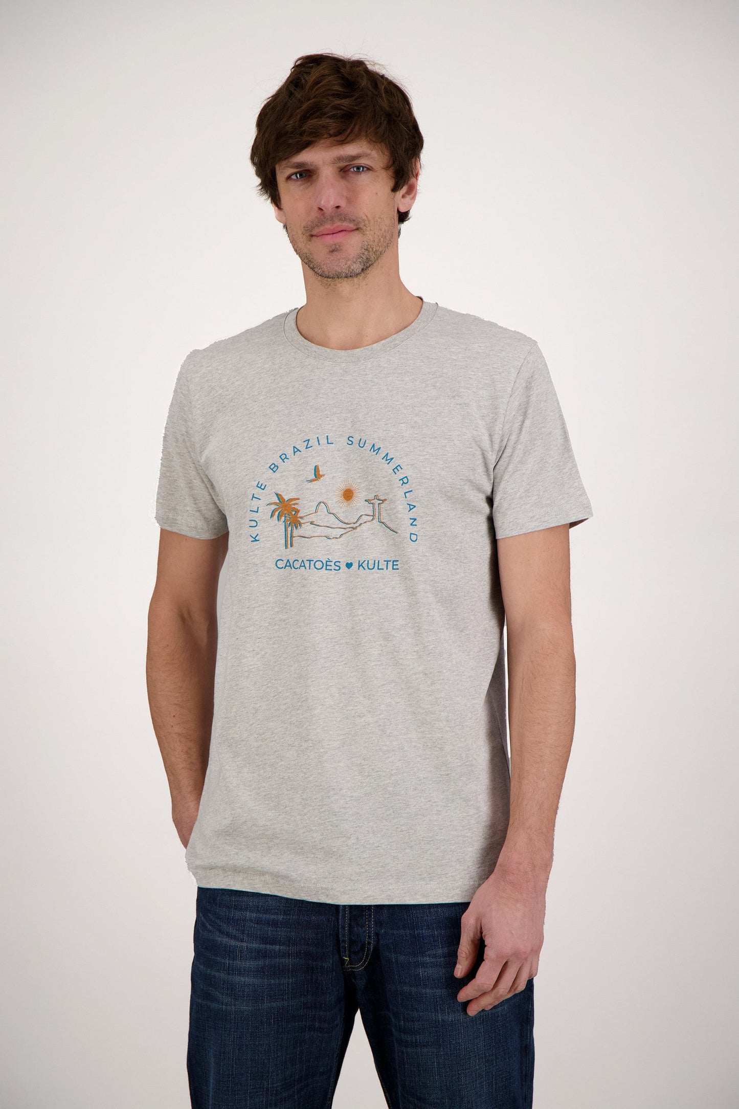 T-SHIRT BRAZIL GREY
