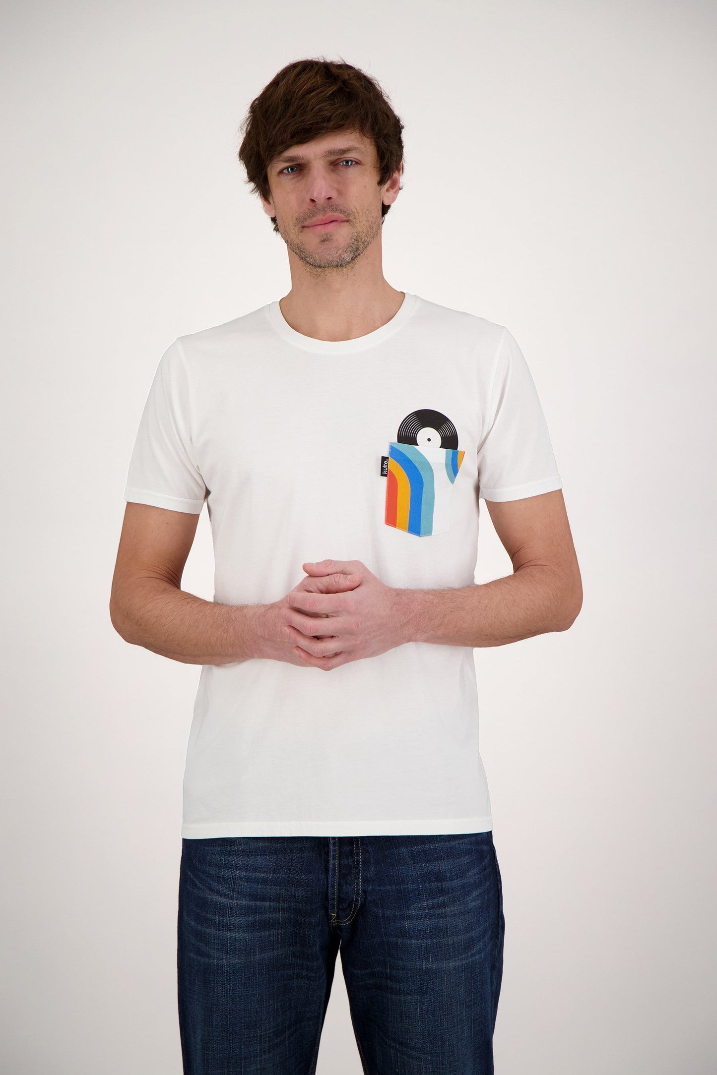 T-SHIRT POCKET DISC WHITE