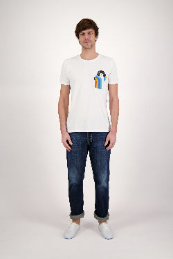 T-SHIRT POCKET DISC WHITE