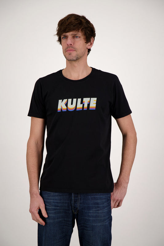 T-SHIRT CORPO ITALIC RETRO BLACK