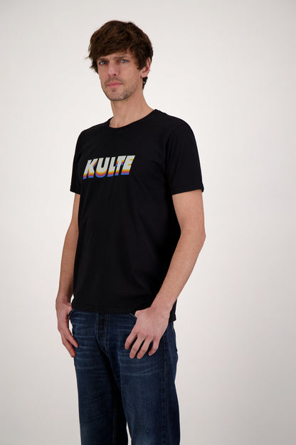 T-SHIRT CORPO ITALIC RETRO BLACK