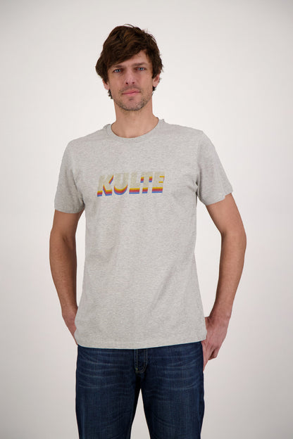T-SHIRT CORPO ITALIC RETRO GREY