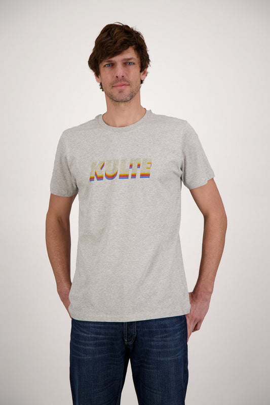 T-SHIRT CORPO ITALIC RETRO GREY
