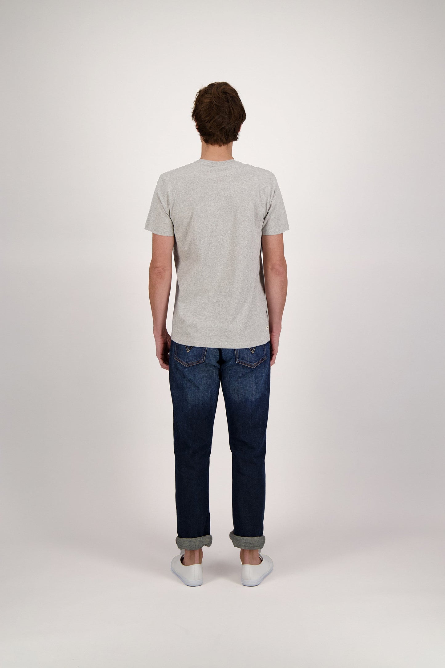 T-SHIRT CORPO ITALIC RETRO GREY