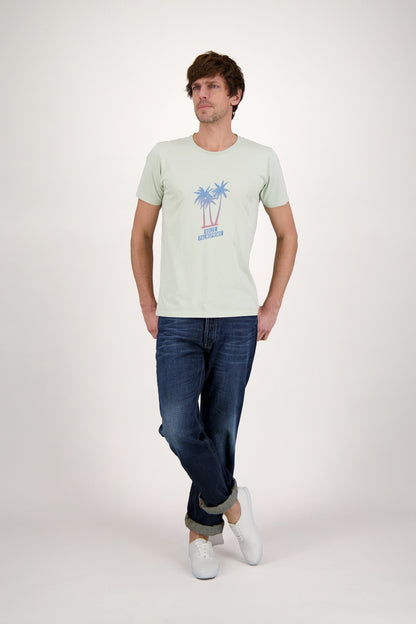 T-SHIRT PALMSPRING LIGHT GREEN
