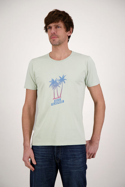 T-SHIRT PALMSPRING LIGHT GREEN