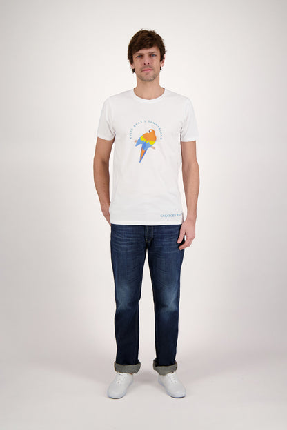 T-SHIRT PERROQUE WHITE