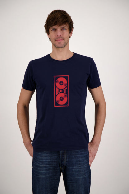 T-SHIRT PLATINE NAVY