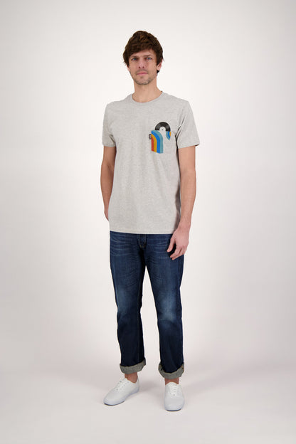 T-SHIRT POCKET DISC GREY