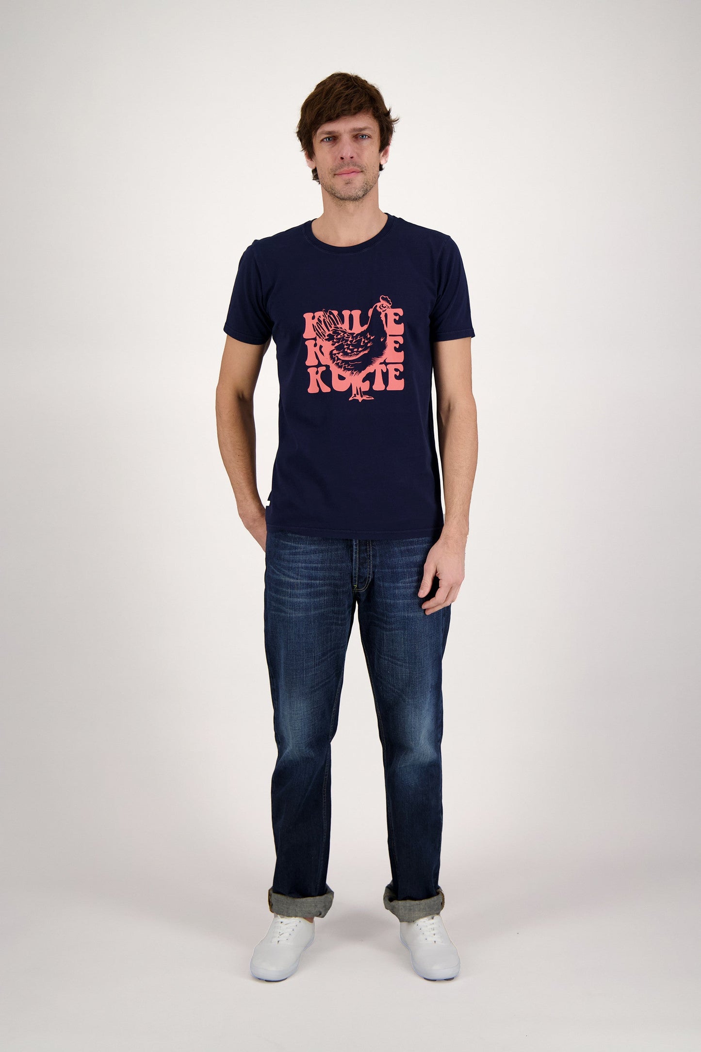 T-SHIRT POULE NAVY
