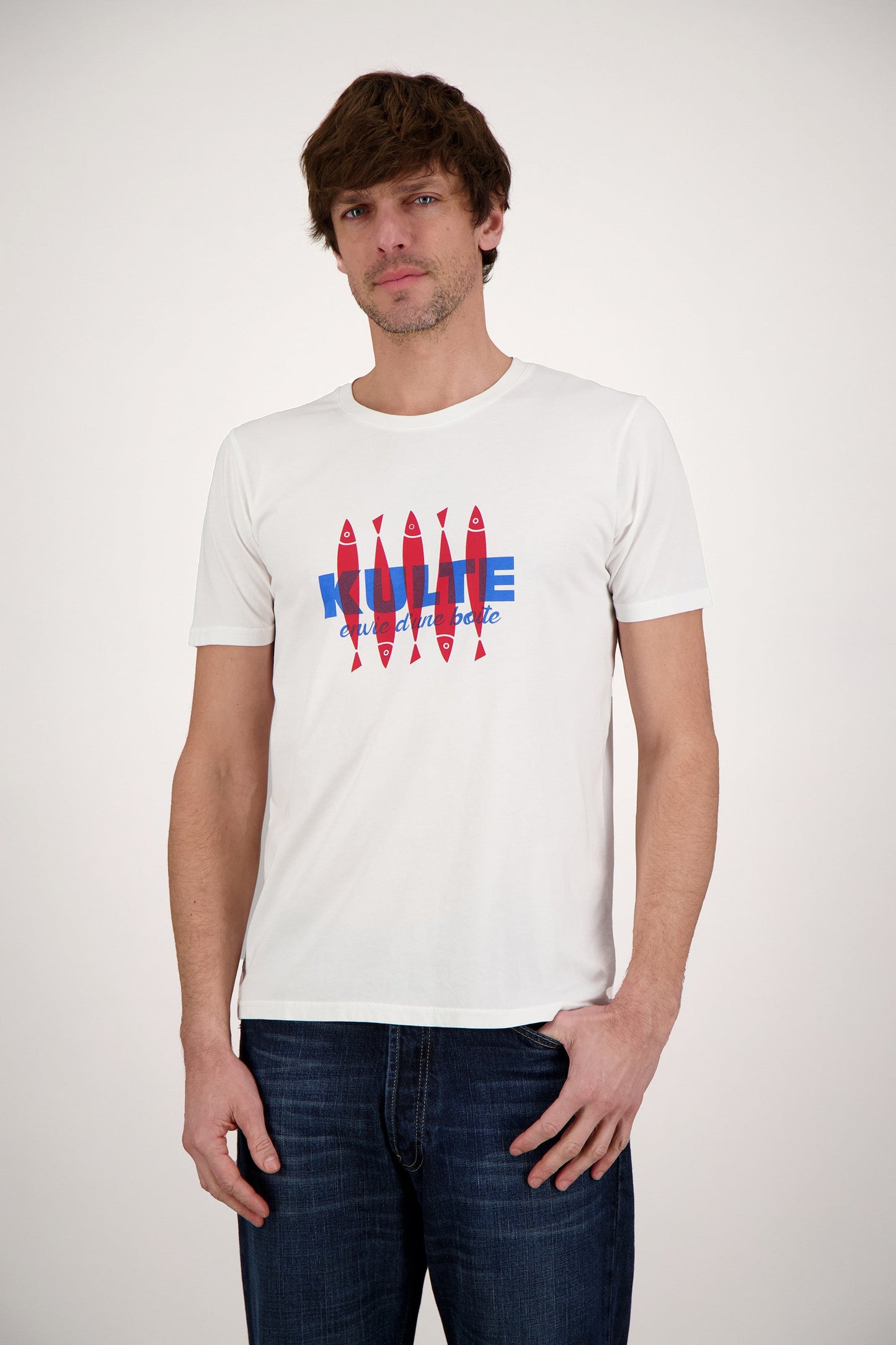 T-SHIRT SARDINE WHITE