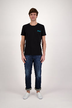 T-SHIRT CORPO SCRIPT BLACK