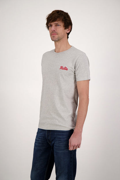 T-SHIRT CORPO SCRIPT GREY