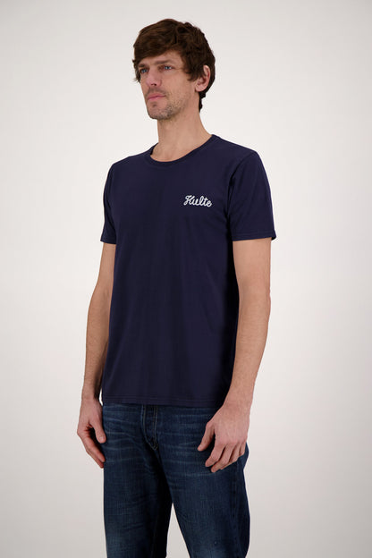 T-SHIRT CORPO SCRIPT NAVY