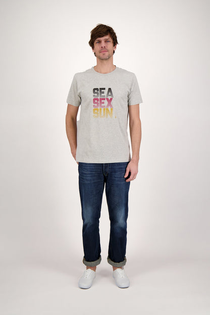 T-SHIRT SEA SEX SUN GREY
