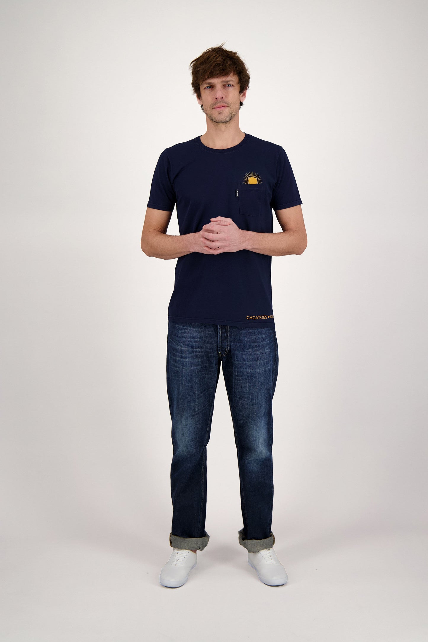 T-SHIRT POCKET SUN NAVY