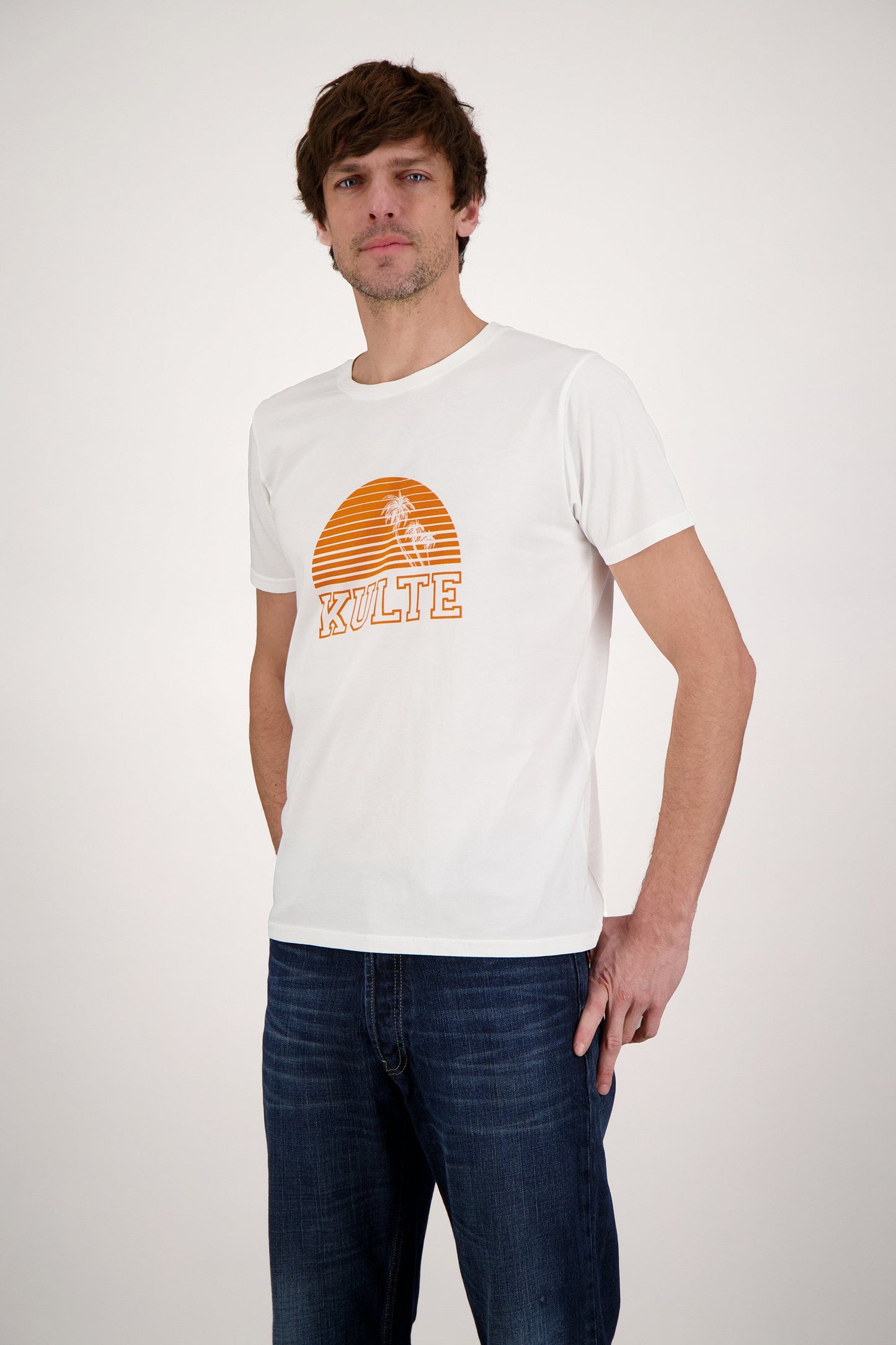 T-SHIRT SUNSET WHITE