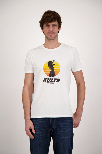 T-SHIRT TOPLESS WHITE