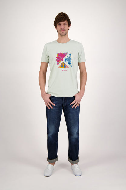 T-SHIRT TROPICAL LIGHT GREEN