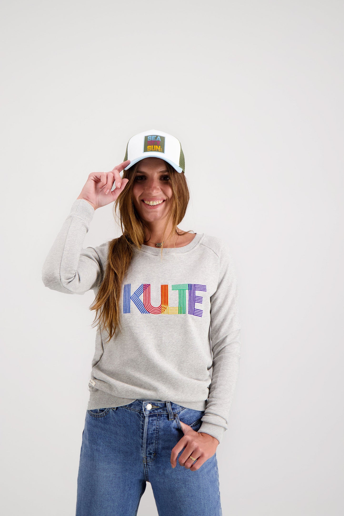 PRISMA GREY WOMEN'S SWEATSHIRT