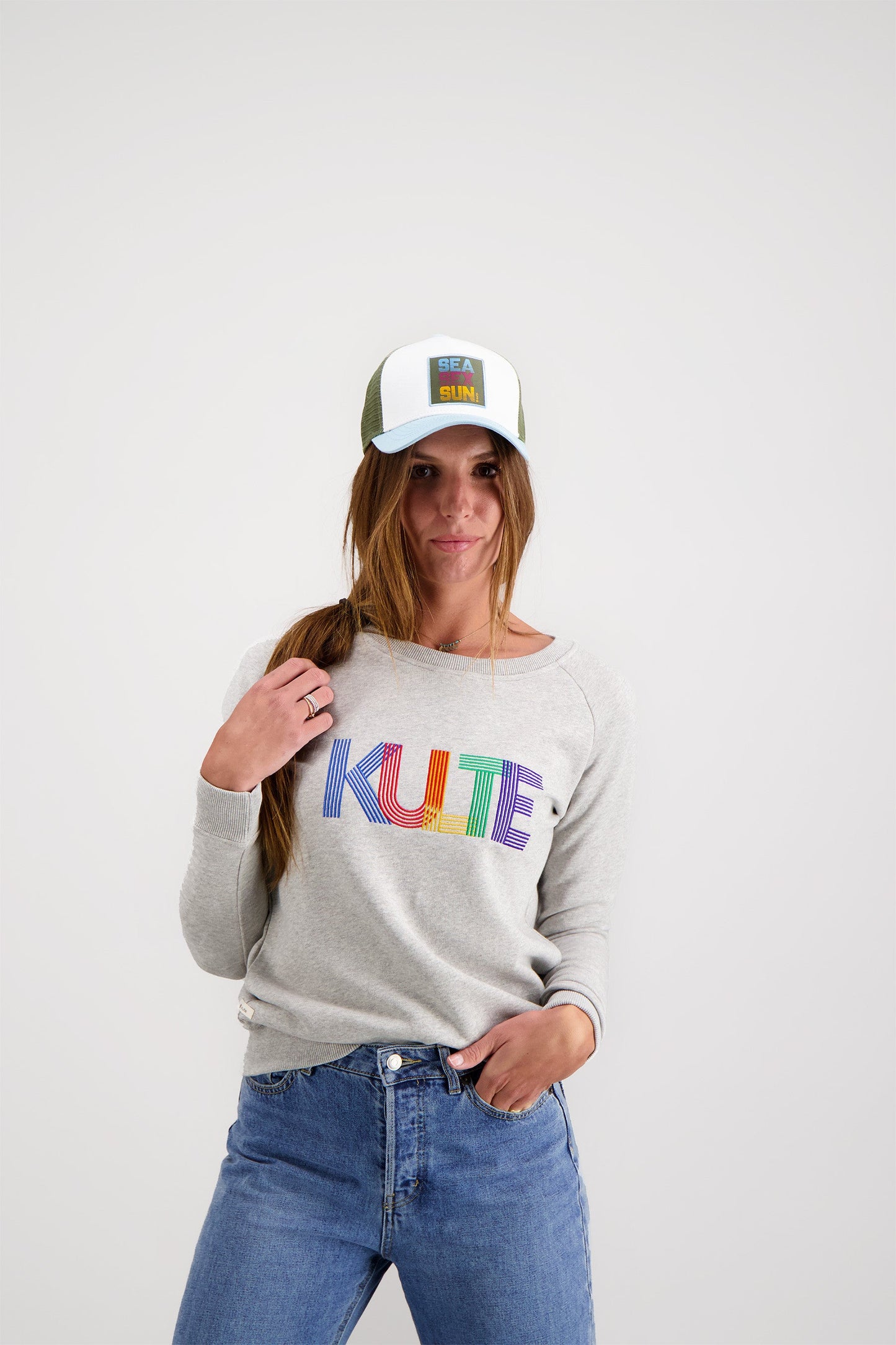 PRISMA GREY WOMEN'S SWEATSHIRT