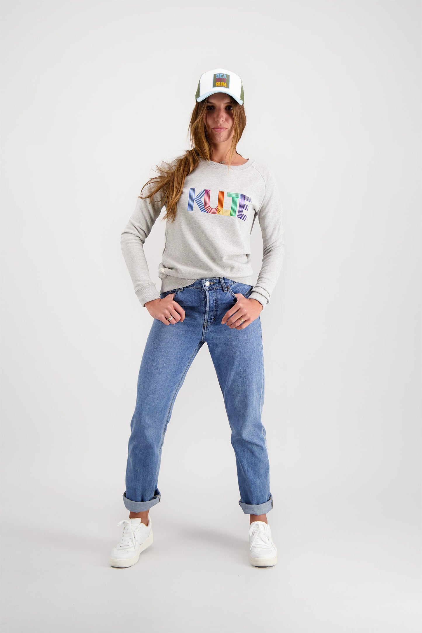 PRISMA GREY WOMEN'S SWEATSHIRT
