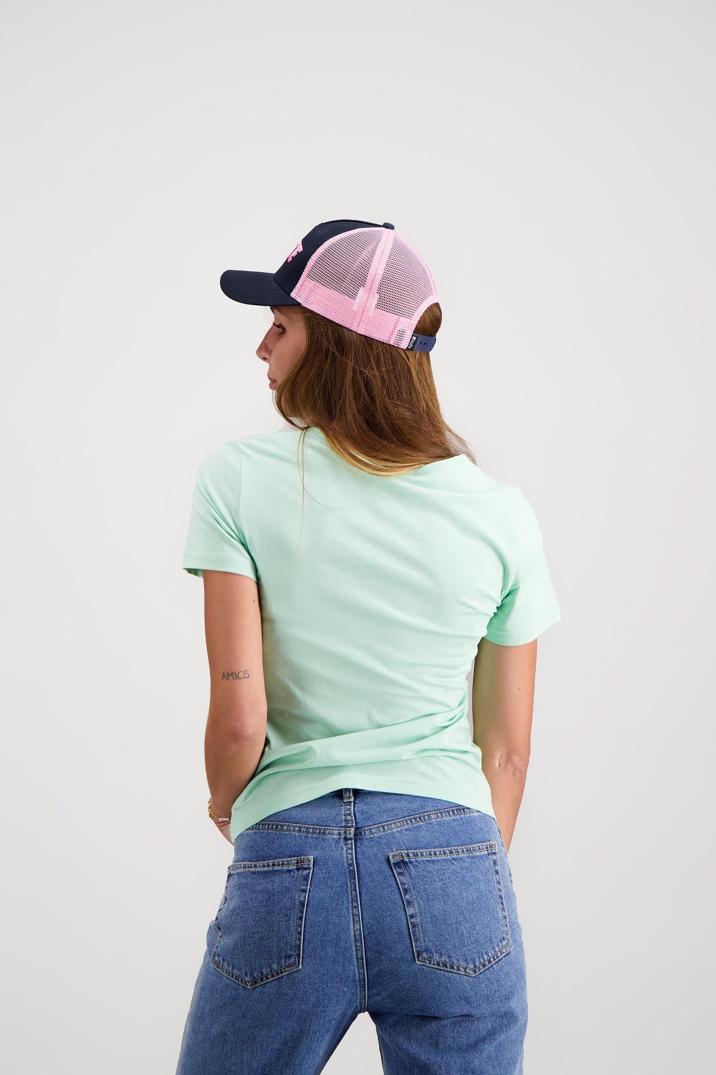 T-SHIRT FEMME FLAMINGO LIGHT GREEN