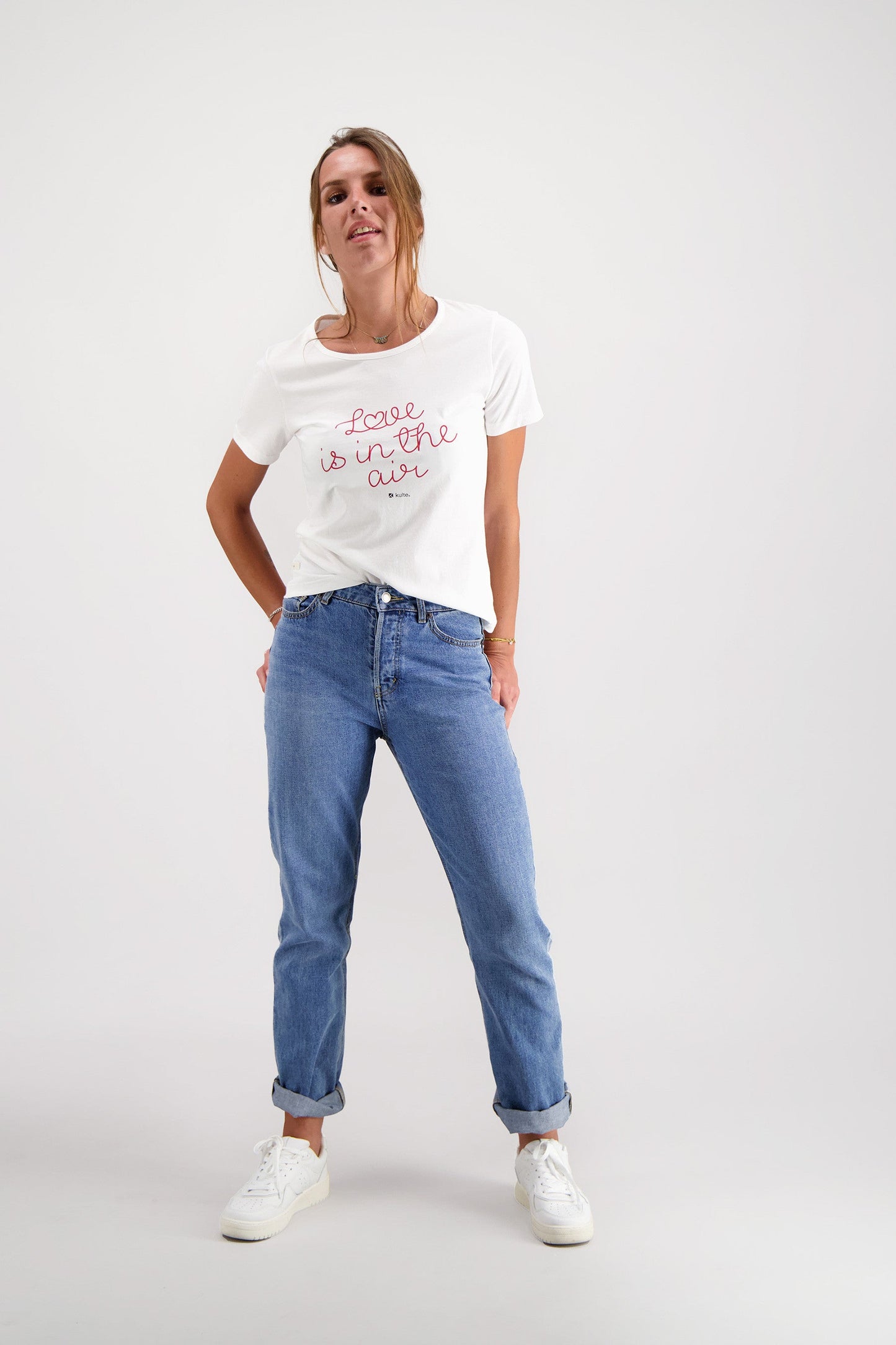 T-SHIRT FEMME LOVE WHITE