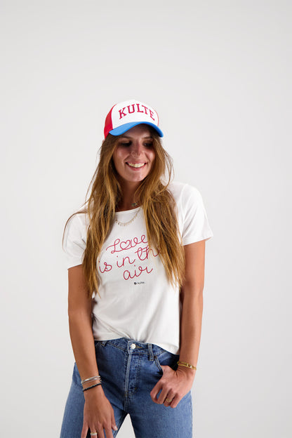 T-SHIRT FEMME LOVE WHITE