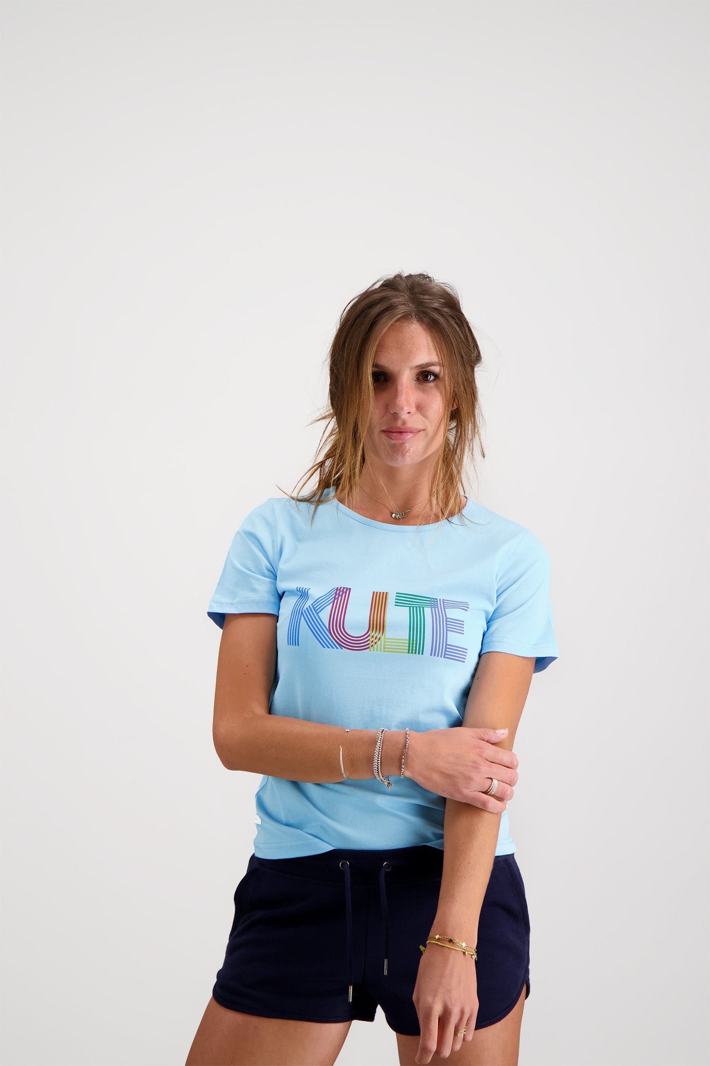 T-SHIRT FEMME PRISMA LIGHT BLUE