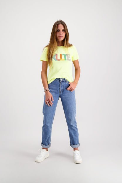 T-SHIRT FEMME PRISMA YELLOW