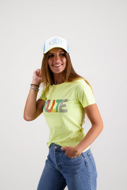 T-SHIRT FEMME PRISMA YELLOW