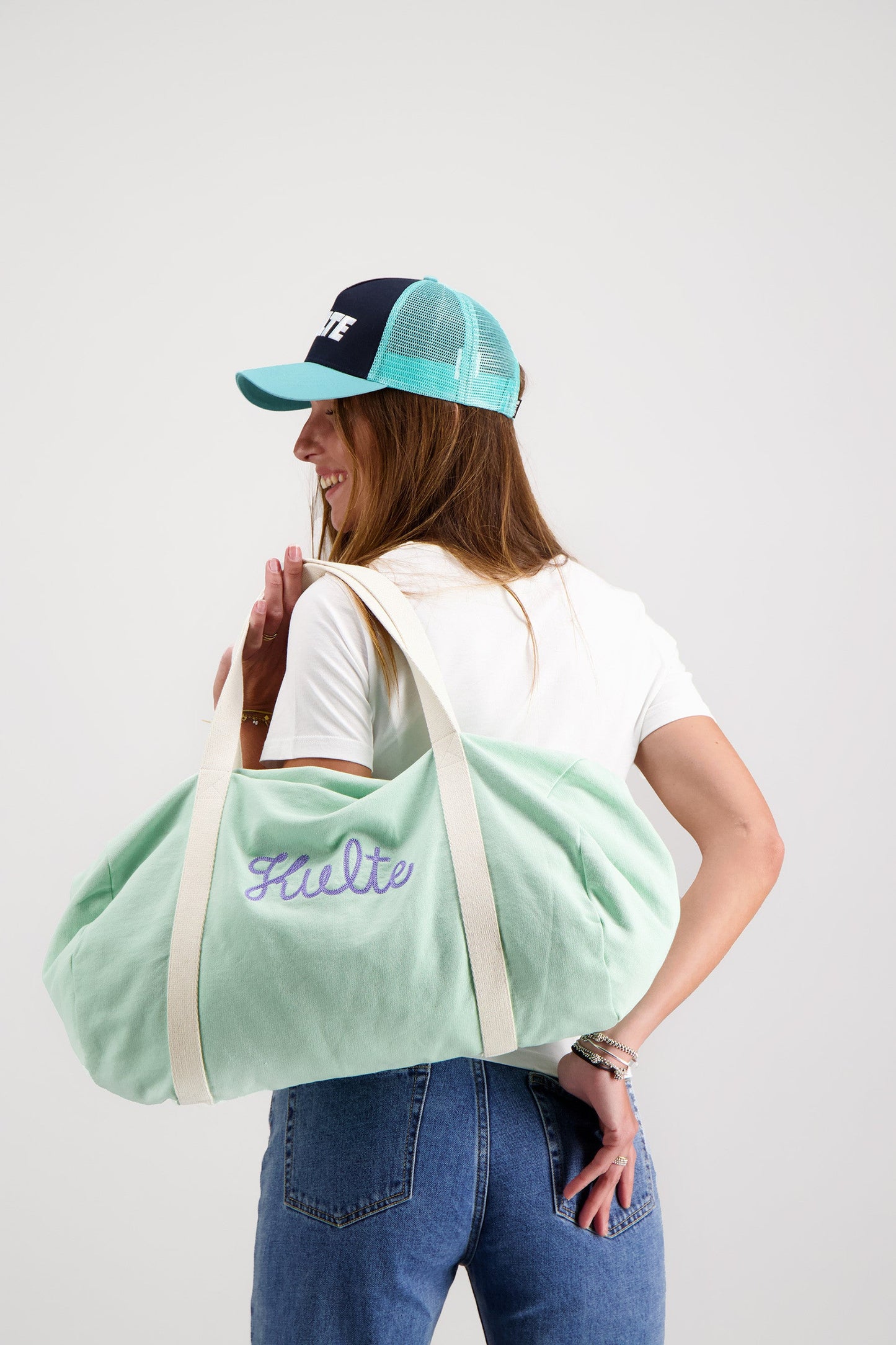 T-SHIRT FEMME SCRIPT WHITE