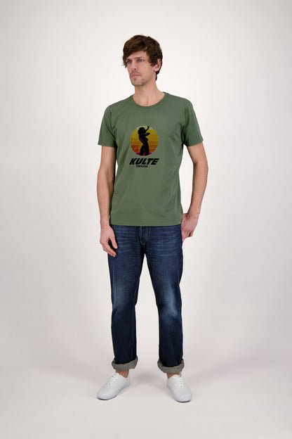 T-SHIRT TOPLESS KAKI