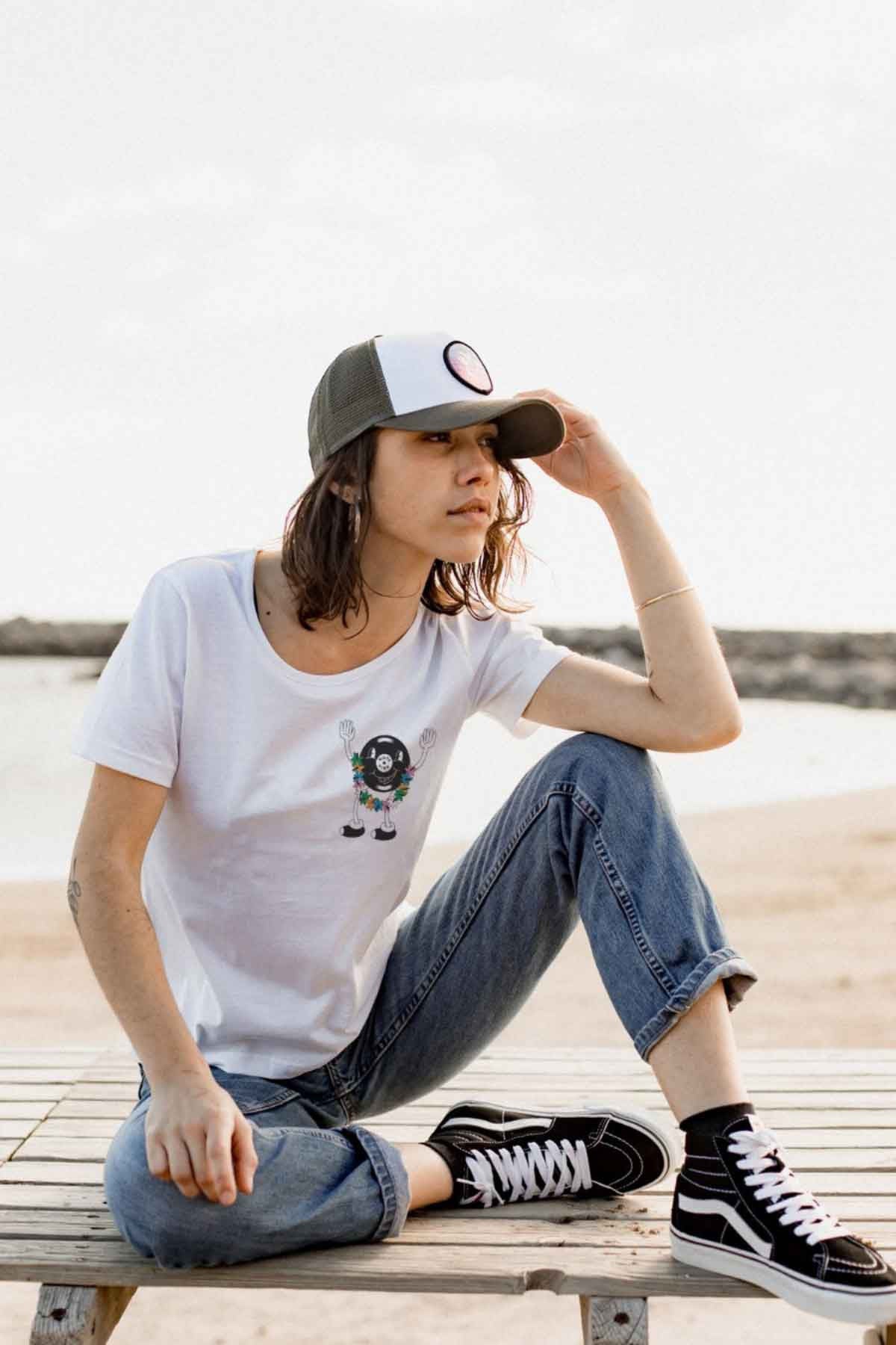 T-SHIRT FLOWER BOY WHITE