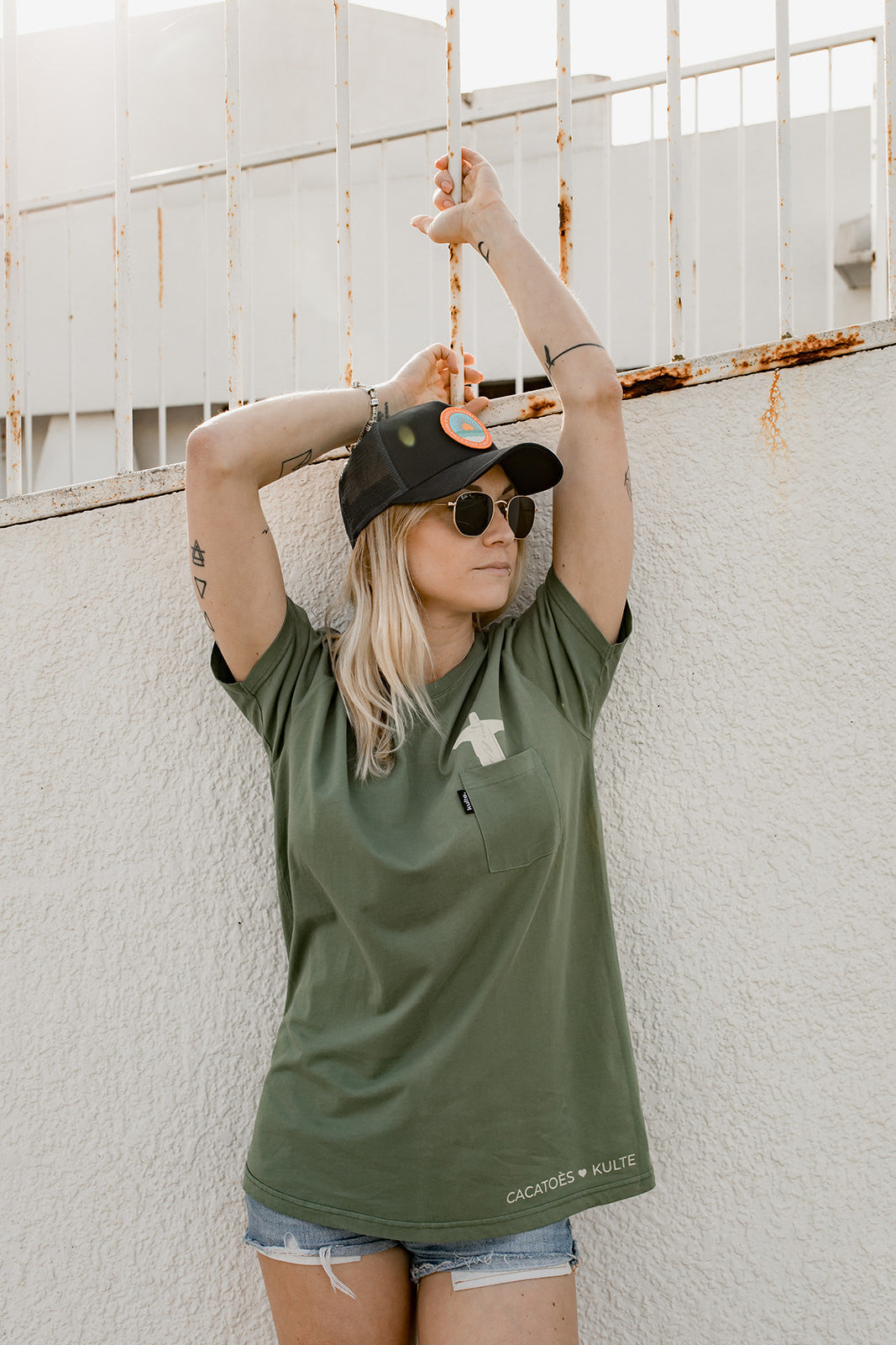 T-SHIRT POCKET CORCOVADO KAKI