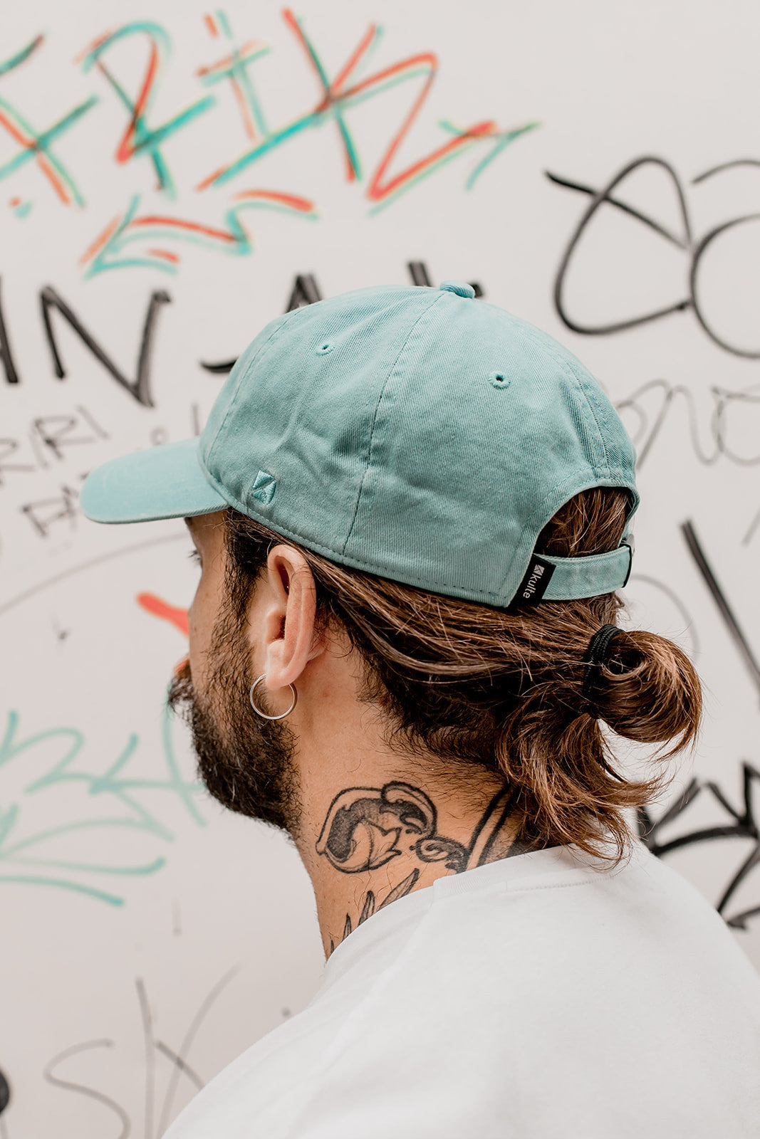 CASQUETTE BASEBALL LIGHT GREEN STONE WASH