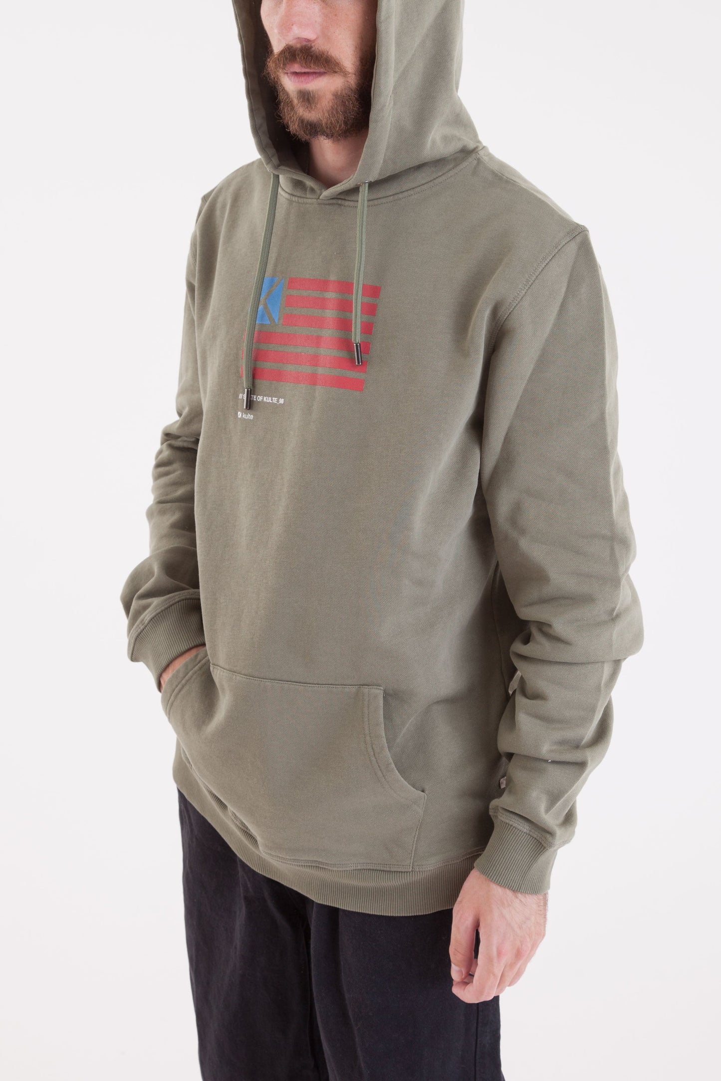 HOODIE STATES OF K KAKI