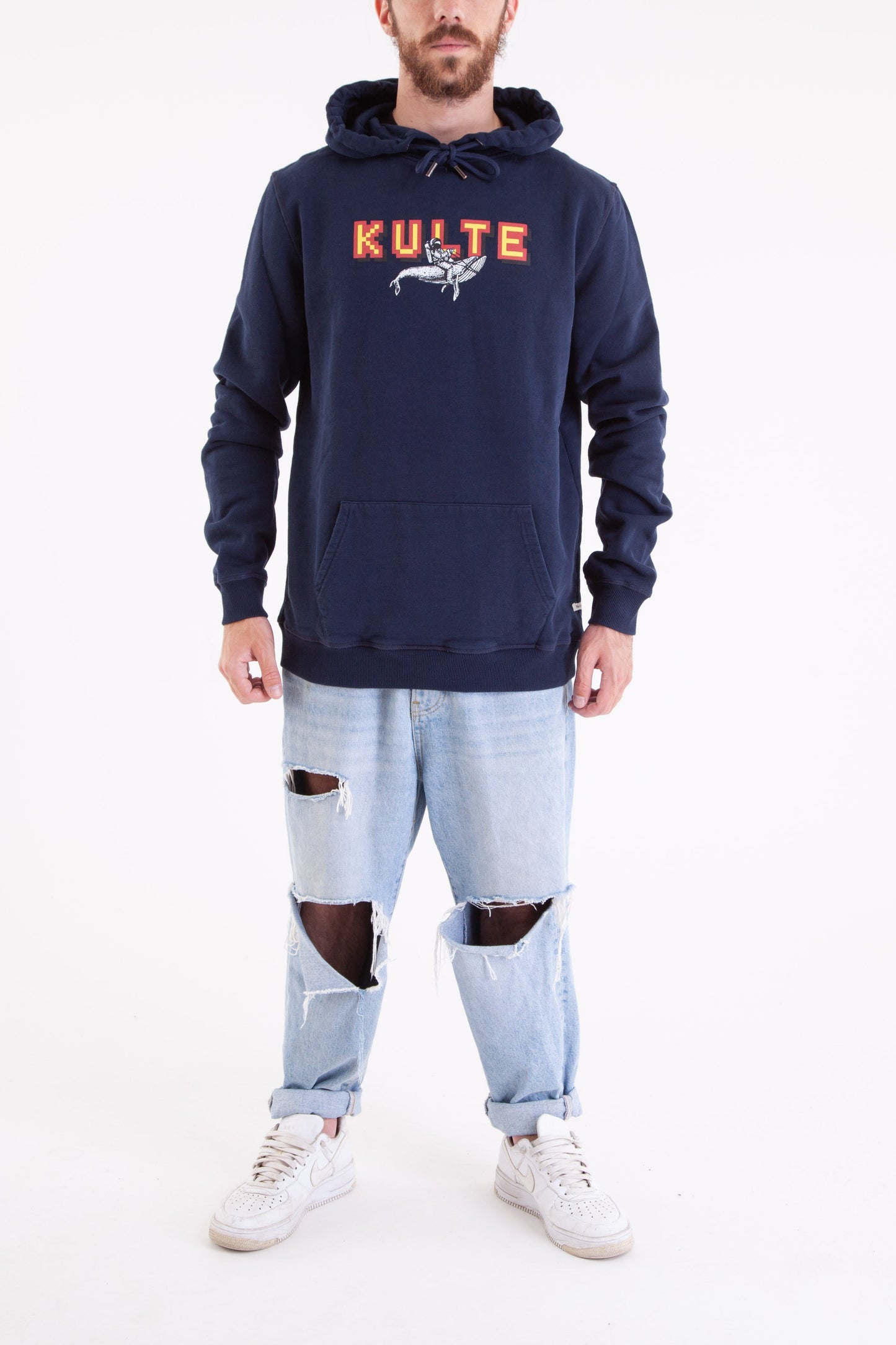 HOODIE COSMO WHALE NAVY