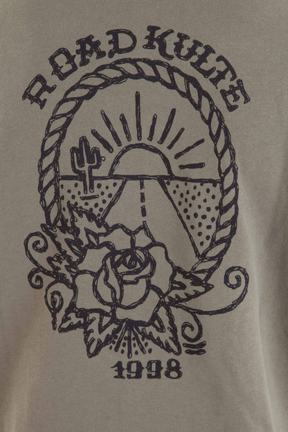 HOODIE ROAD KULTE KAKI