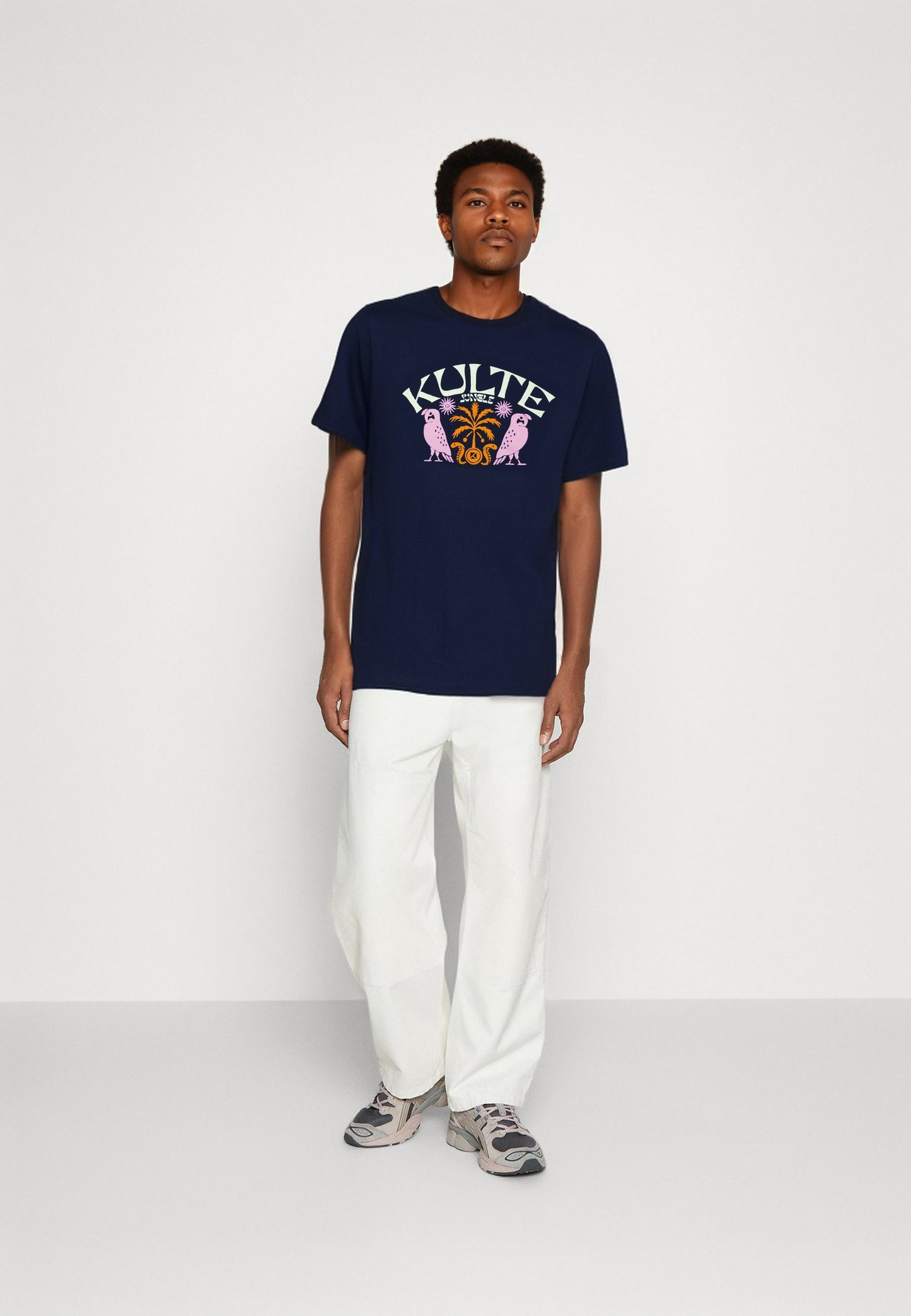 COCO PALM NAVY BLUE T-SHIRT