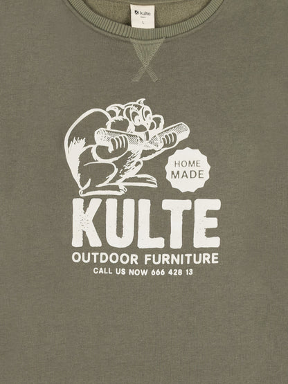 KHAKI CASTOR SWEATSHIRT