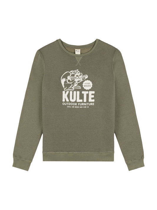 KHAKI CASTOR SWEATSHIRT