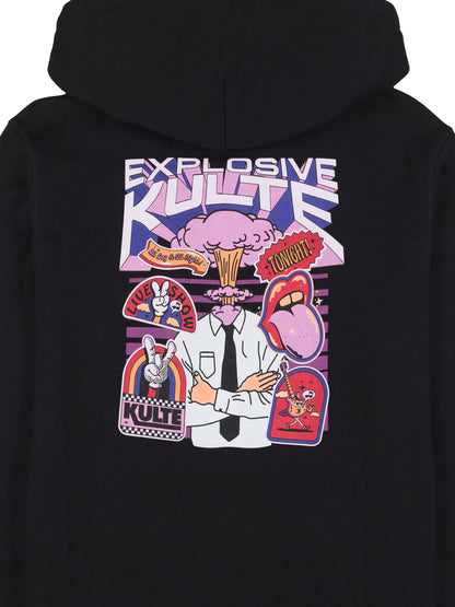 HOODIE EXPLOSIVE BLACK