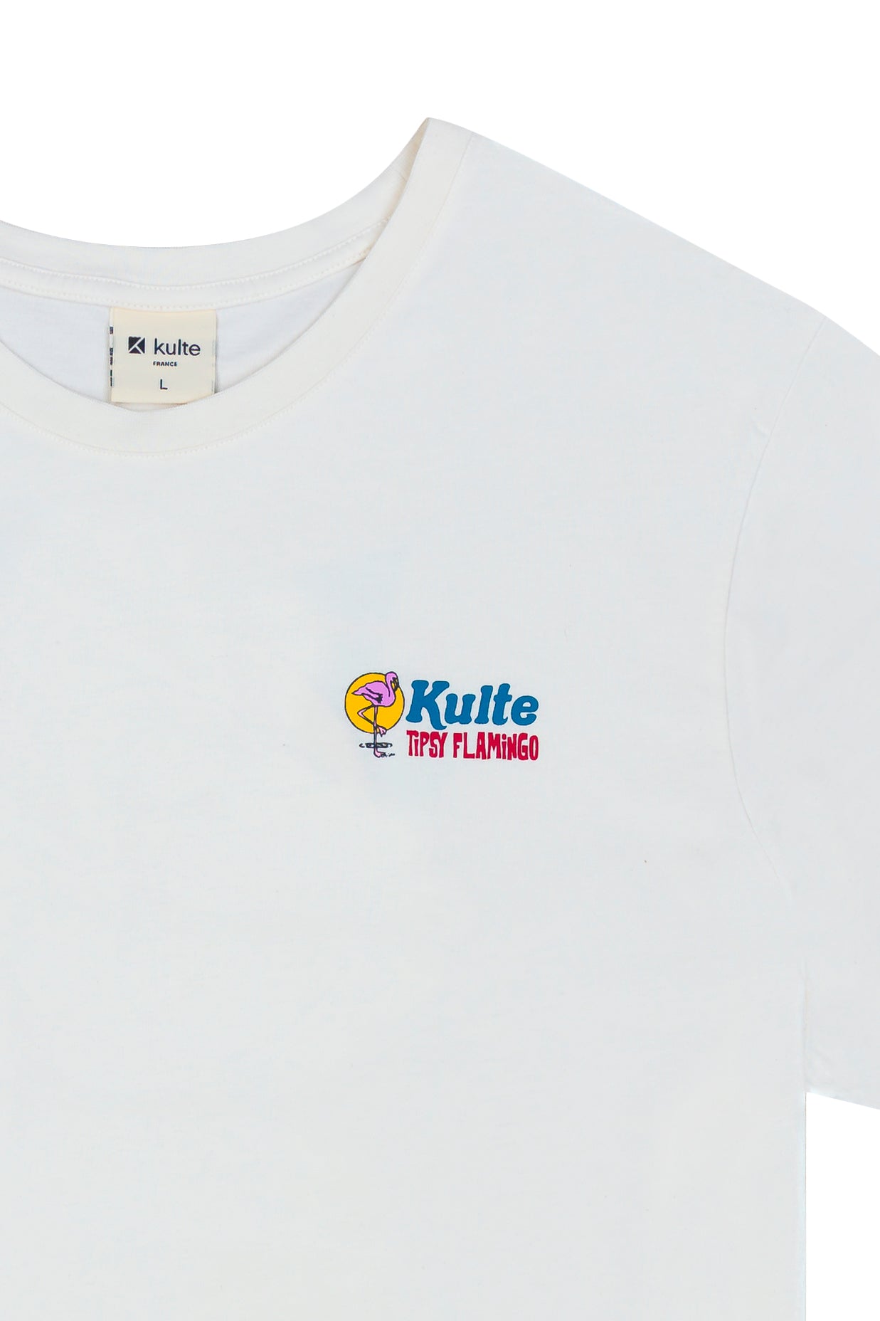 T-SHIRT FLAMINGO OFF WHITE